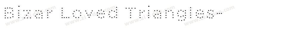 Bizar Loved Triangles字体转换